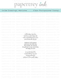Inside Greetings: Welcome Mini Stamp Set