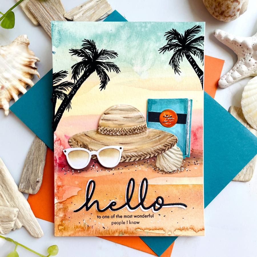 Larger than Life: Hello Sentiments Mini Stamp Set