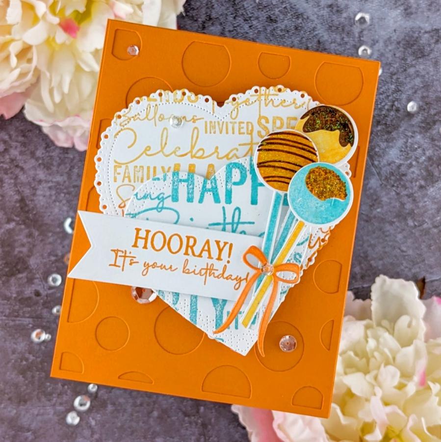 Birthday Wishes Background Stamp Set