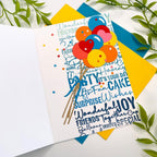 Birthday Wishes Background Stamp Set