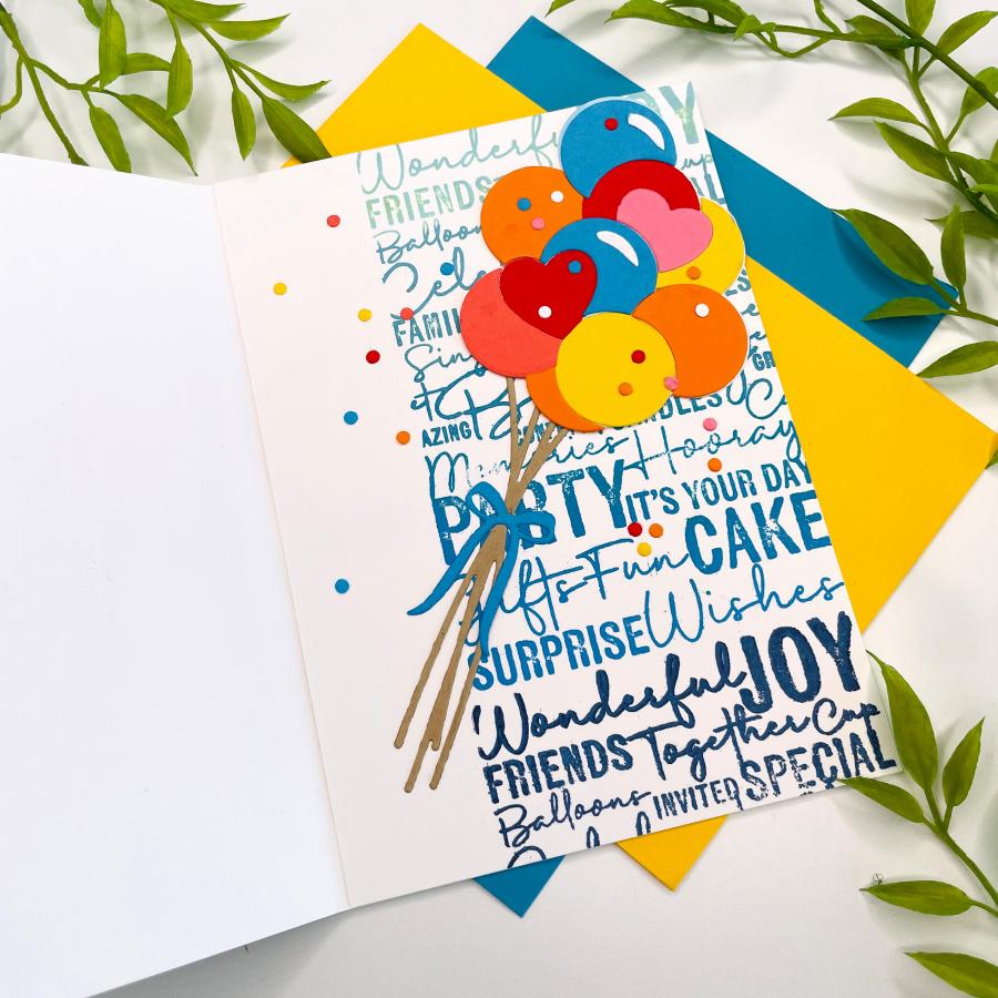 Birthday Wishes Background Stamp Set