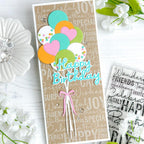 Birthday Wishes Background Stamp Set