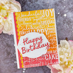 Birthday Wishes Background Stamp Set