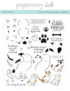 Paw Prints Stamp Set