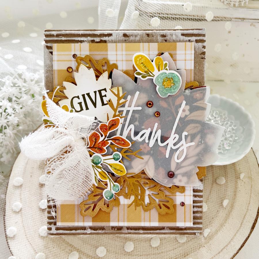 Give Thanks Sentiments Stamp Set