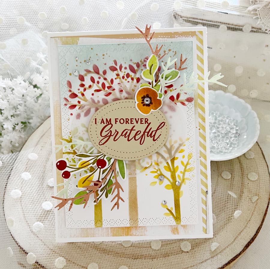 Give Thanks Sentiments Stamp Set