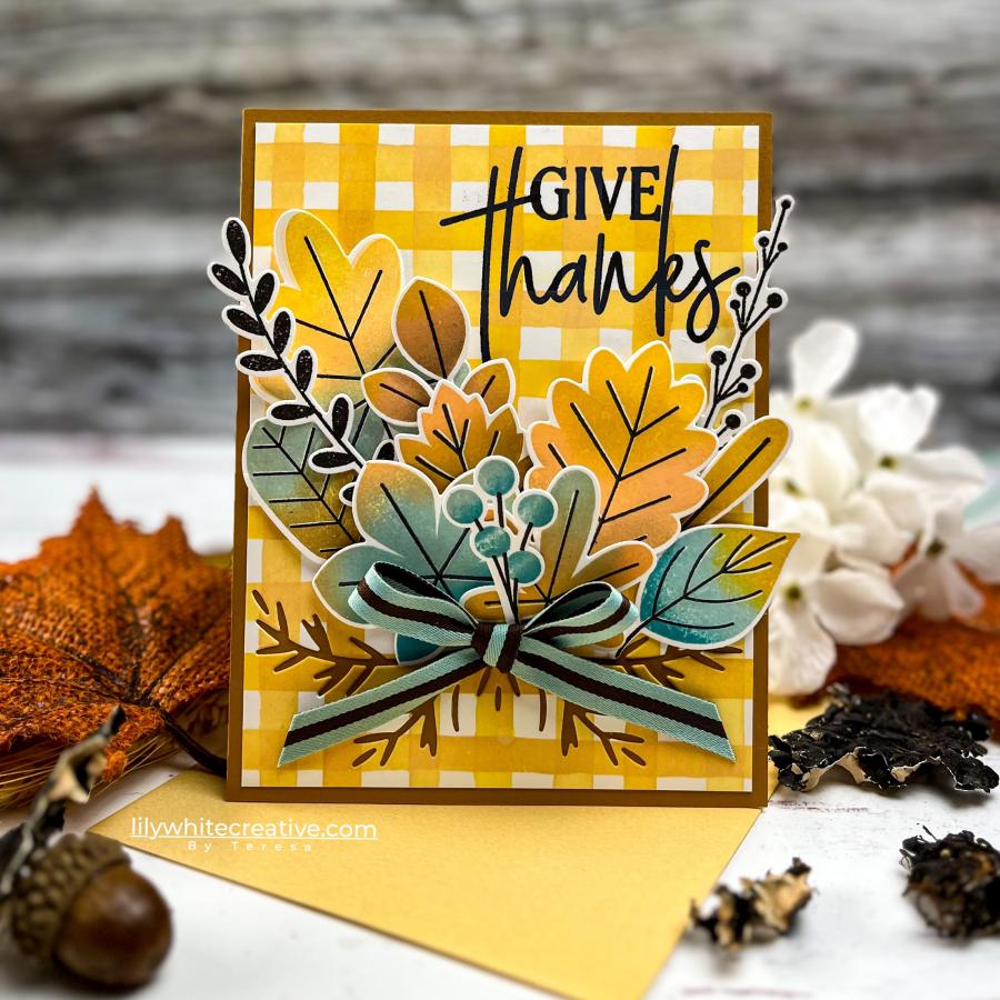 Give Thanks Sentiments Stamp Set