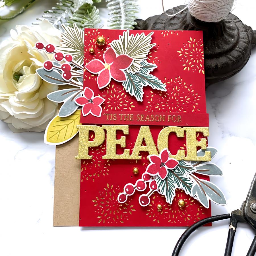 Christmas Bouquet Stamp Set