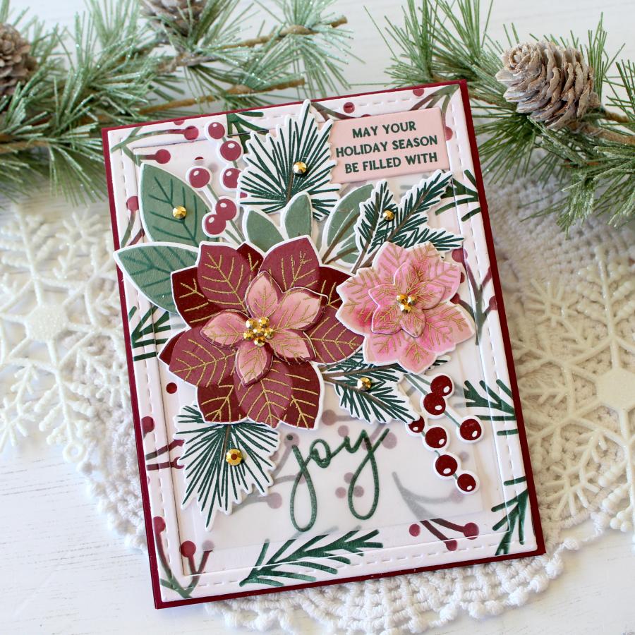 Christmas Bouquet Stamp Set