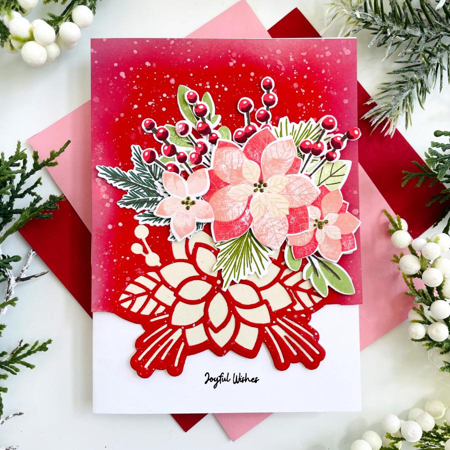 Christmas Bouquet Stamp Set