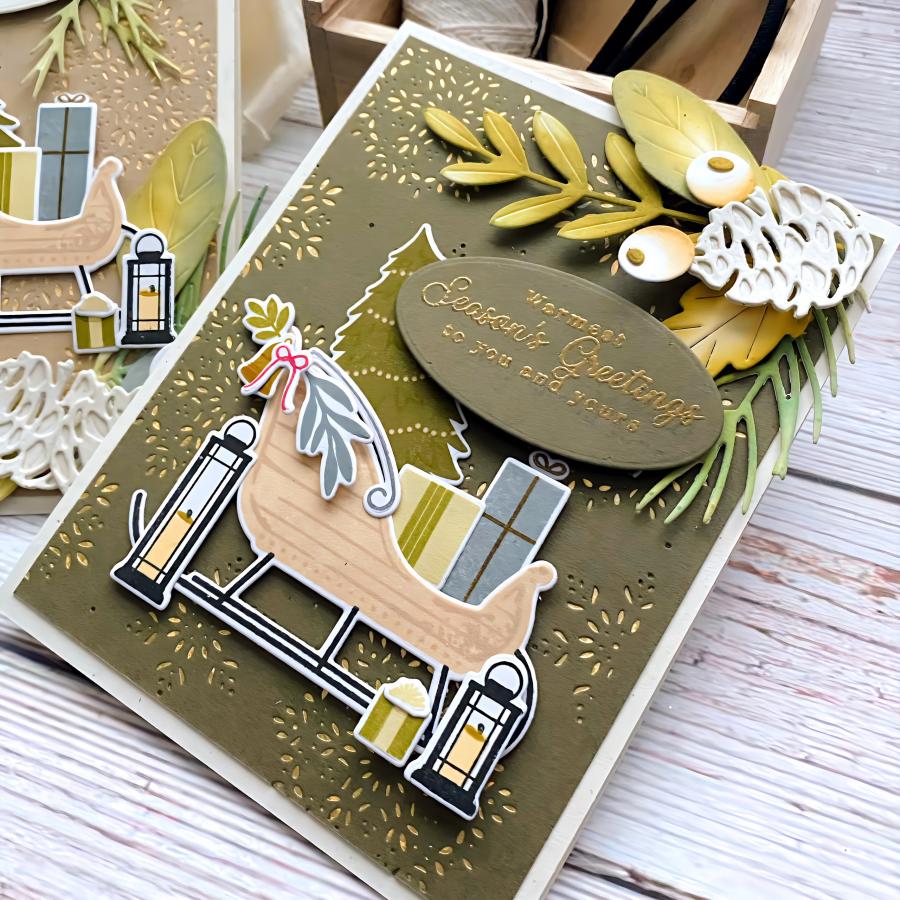 Serene Sleigh Stamp Set