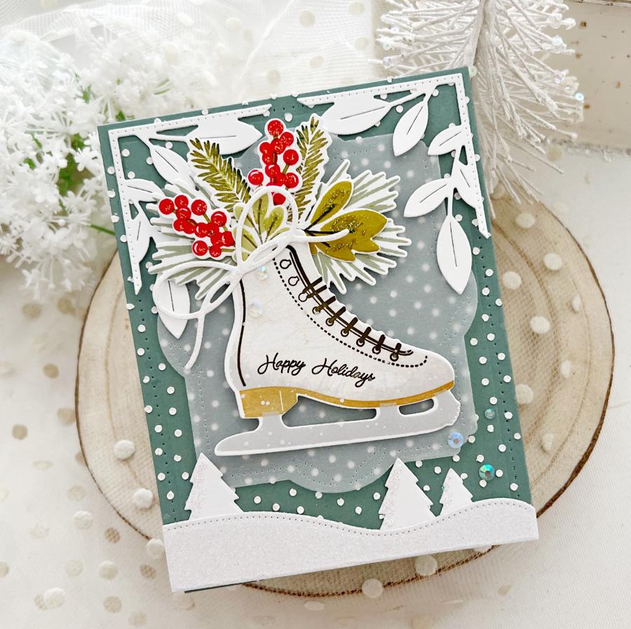 Skate Into the Holidays Stamp Set