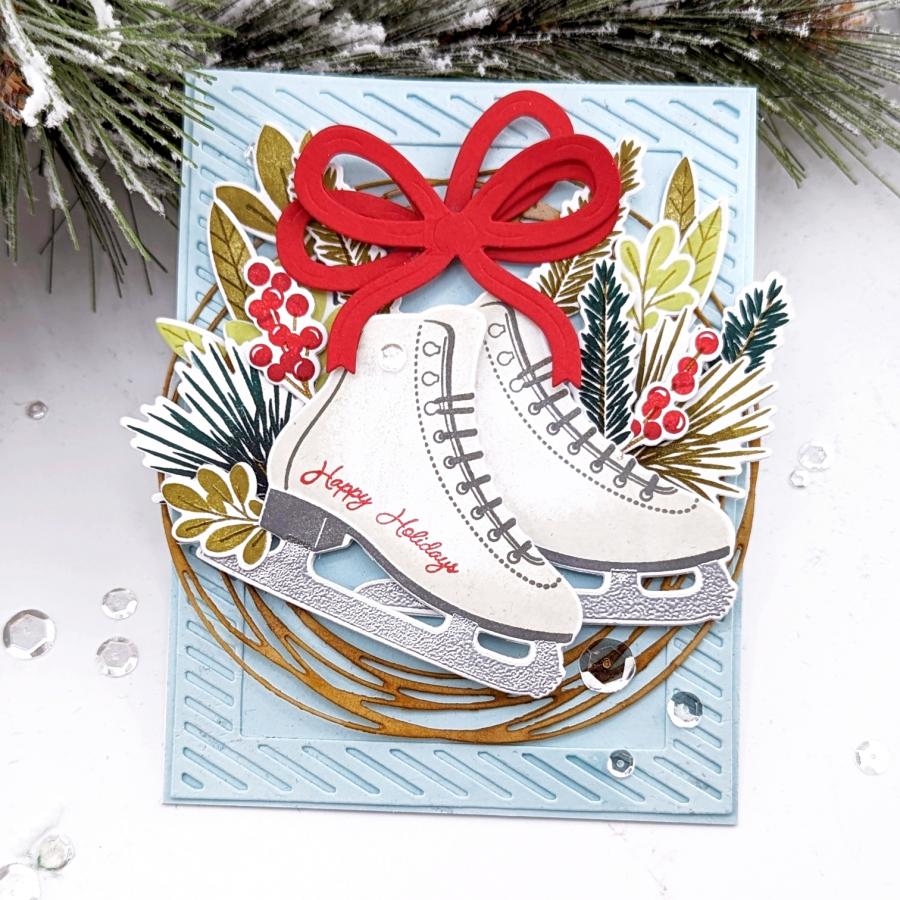 Skate Into the Holidays Stamp Set