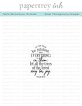 Psalm Reflections: October Mini Stamp Set