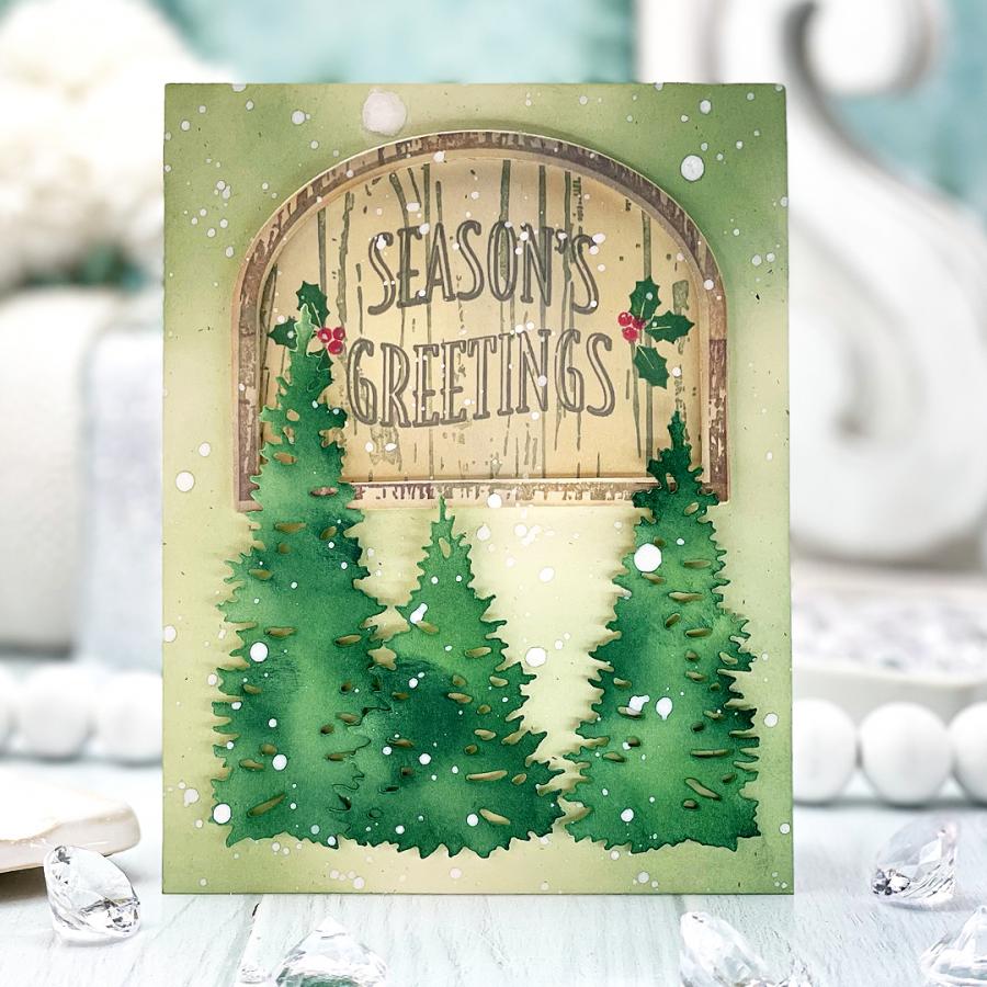 Vintage Holiday Flair Stamp Set