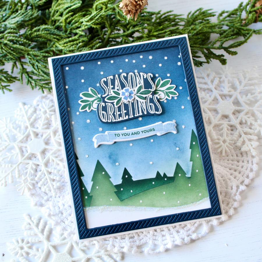Vintage Holiday Flair Stamp Set