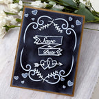Chalkboard Love Stamp Set