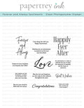 Forever and Always Sentiments Stamp Set