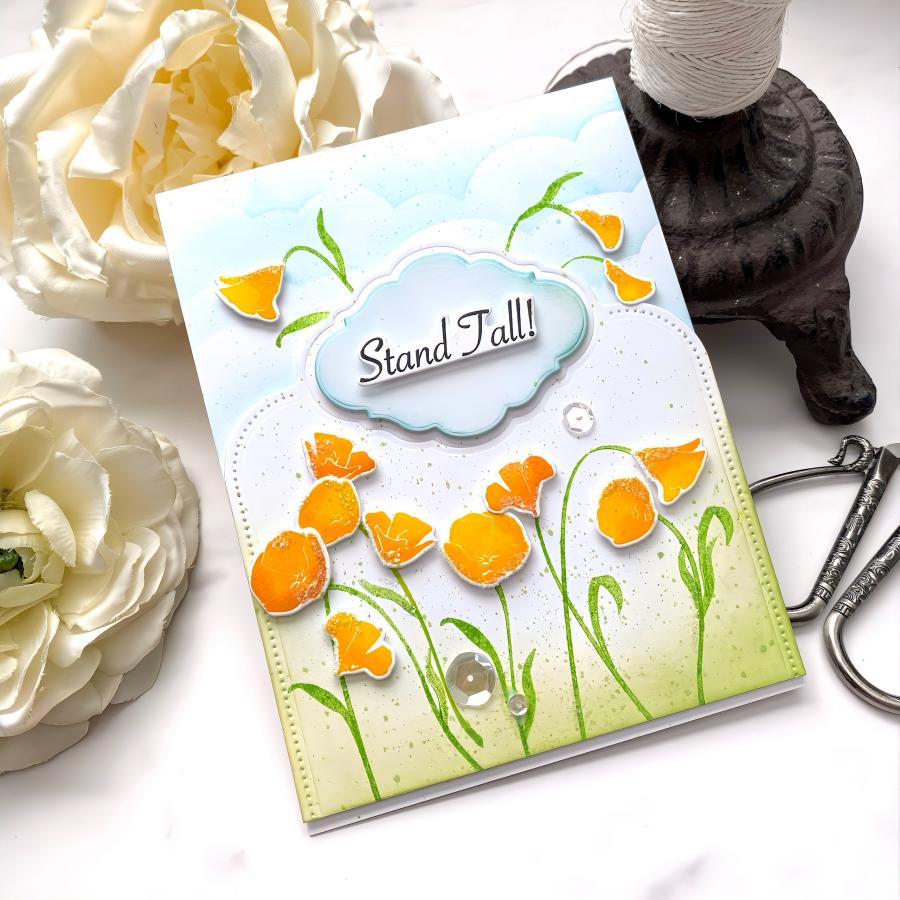 Lofty Petals Stamp Set