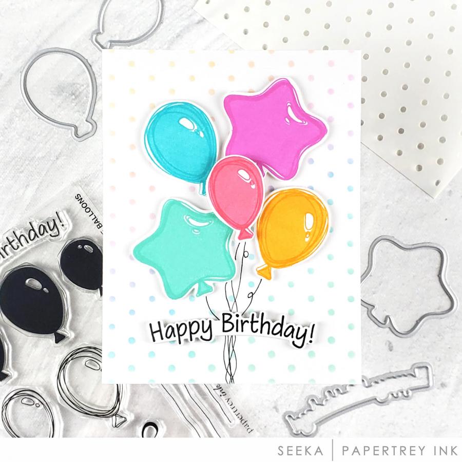 Scribble Balloons Stamp Set