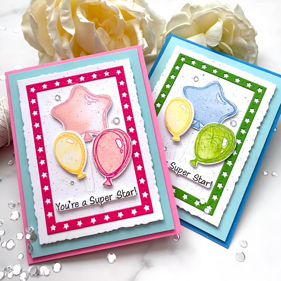 Scribble Balloons Stamp Set