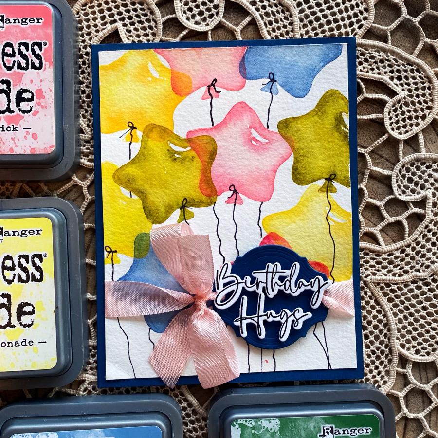 Scribble Balloons Stamp Set
