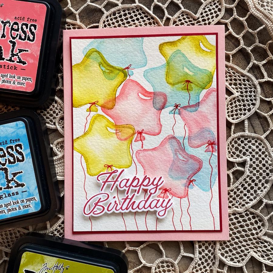 Scribble Balloons Stamp Set