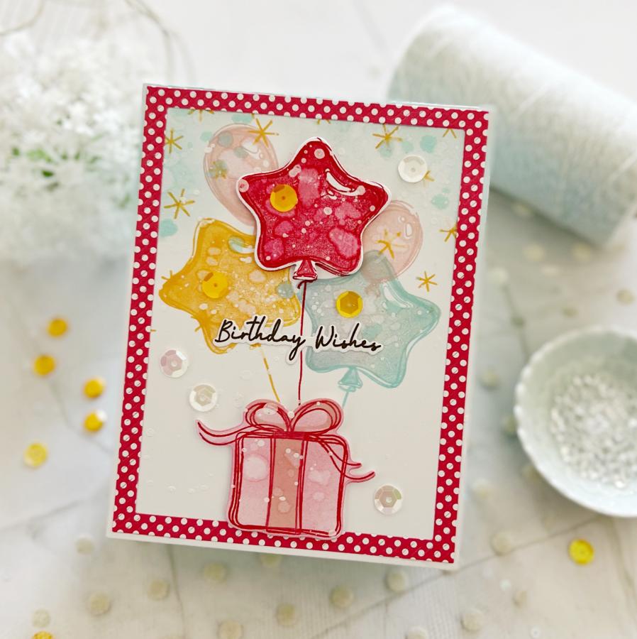 Scribble Balloons Stamp Set
