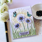 Flutter and Flowers Stamp Set