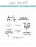 Thoughts of Spring Sentiments Stamp Set