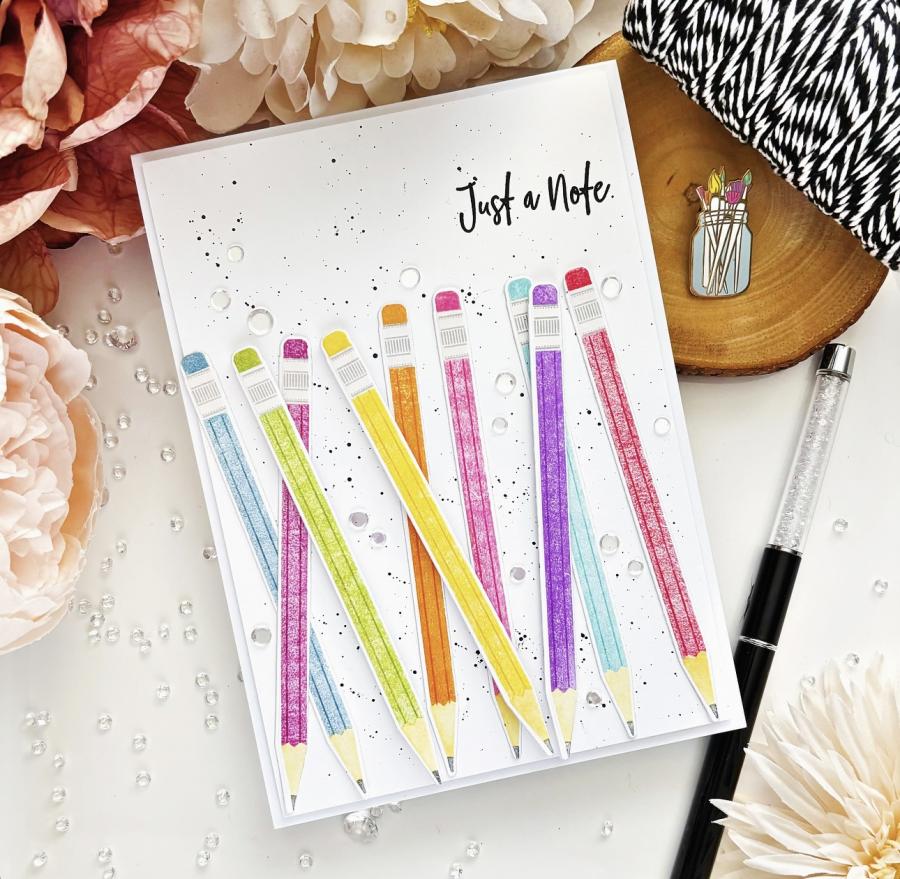 Just Notes Stamp Set