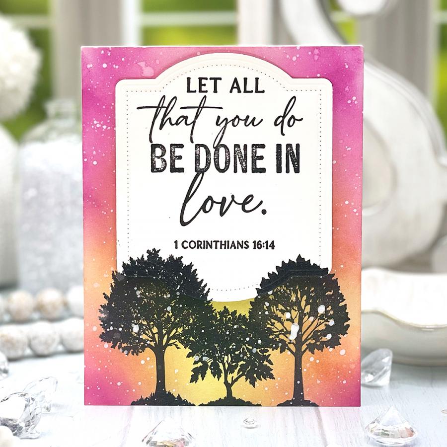 Towering Trees Stamp Set
