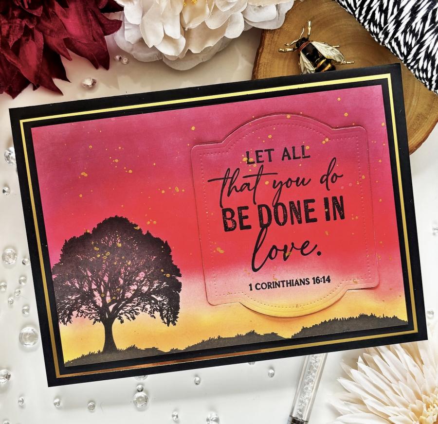 Reflections: April Mini Stamp Set