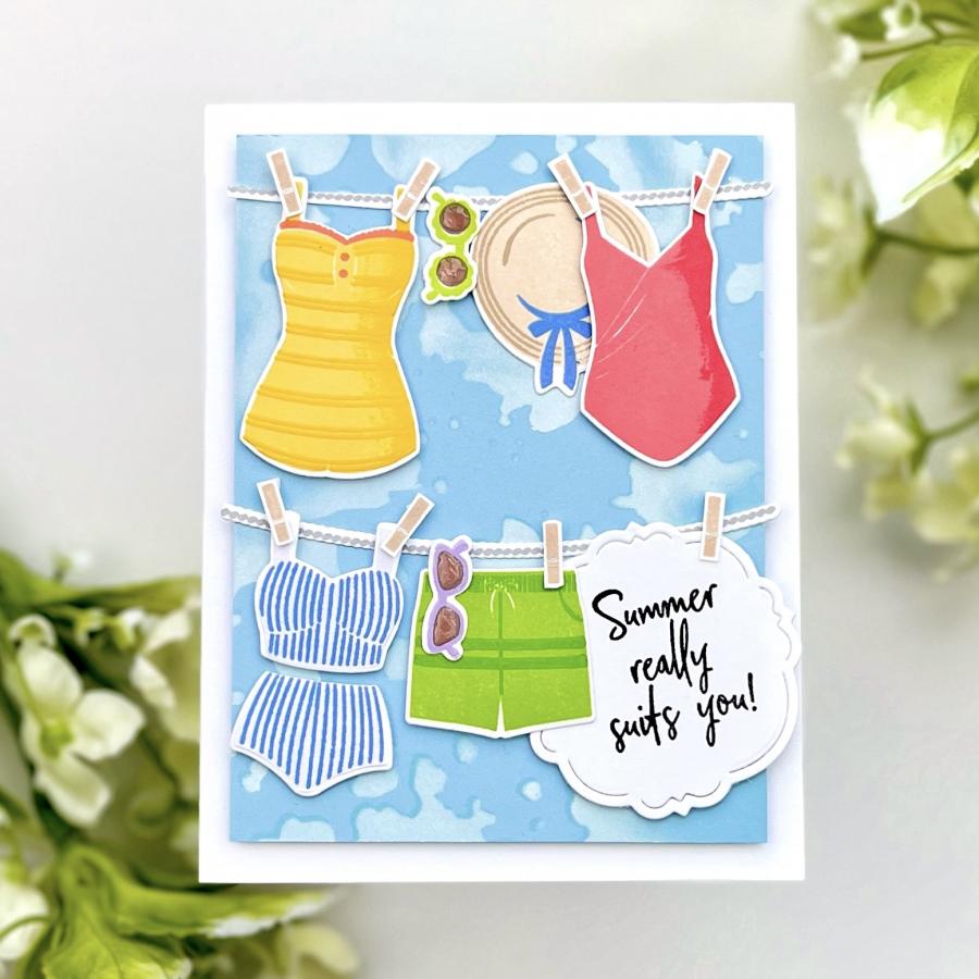 Suited for Summer Stamp Set