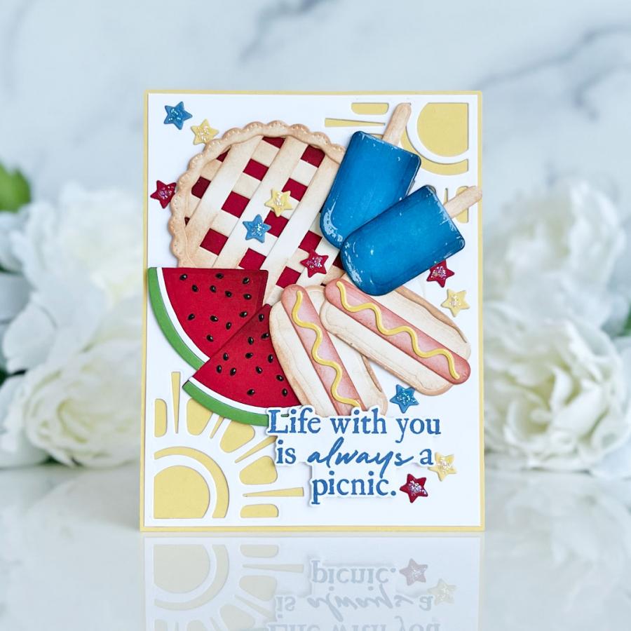 Life's a Picnic Sentiments Stamp Set