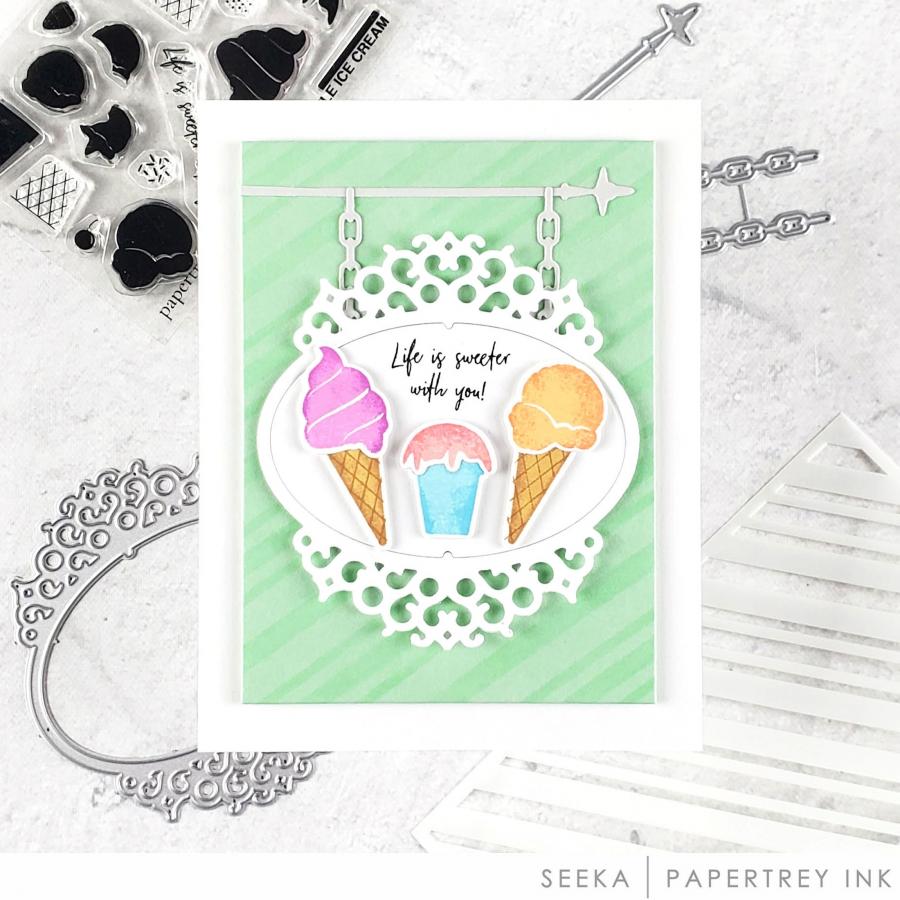 A Little Ice Cream Mini Stamp Set