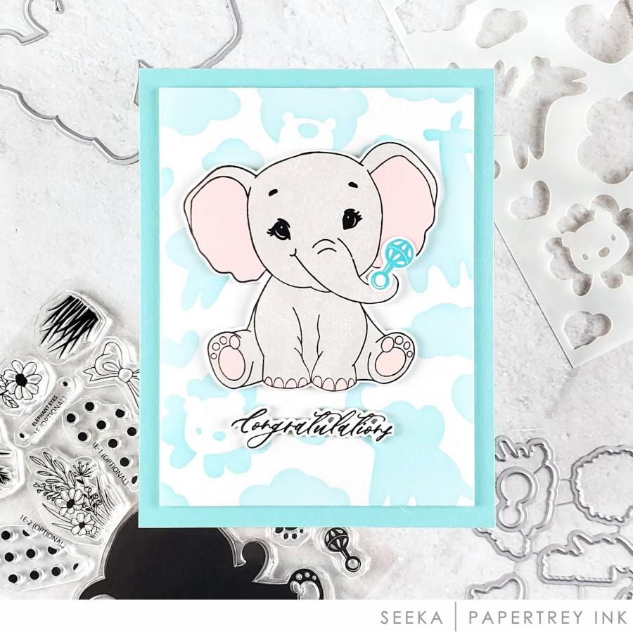 Baby Elephant Stamp Set