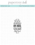 Reflections: July Mini Stamp Set