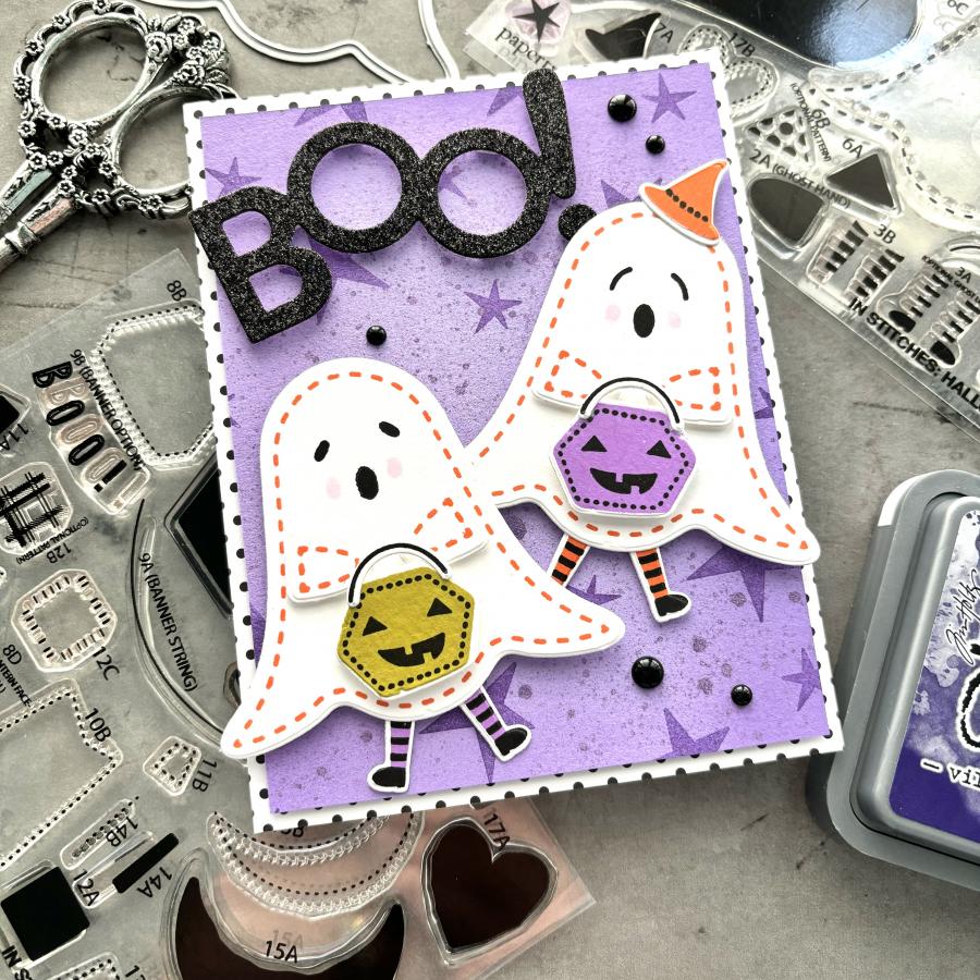 In Stitches: Halloween Stamp Set