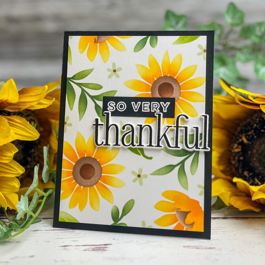 This is Big Sentiments: Thankful Stamp Set