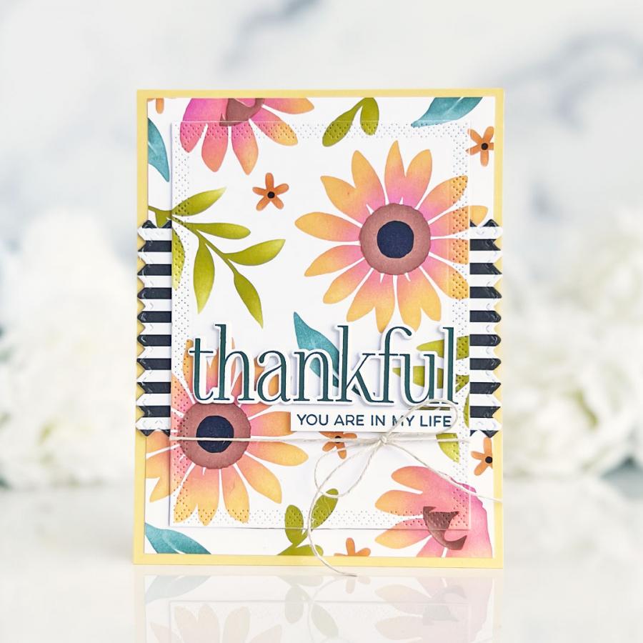This is Big Sentiments: Thankful Stamp Set