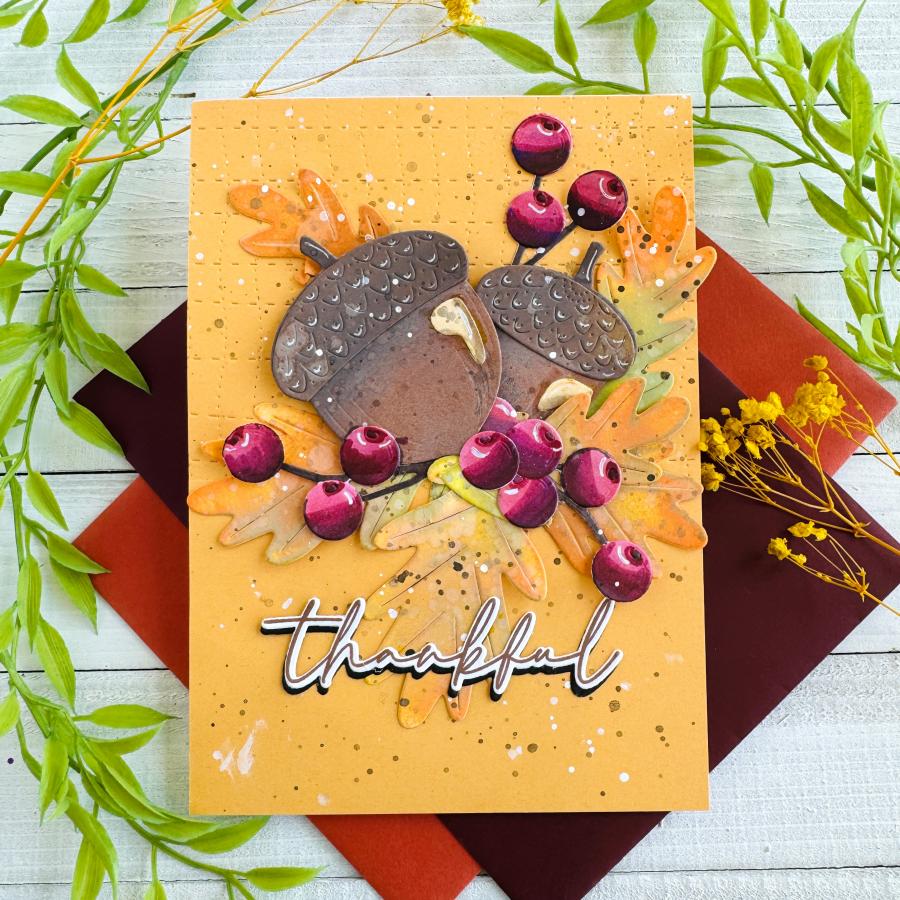 This is Big Sentiments: Thankful Stamp Set