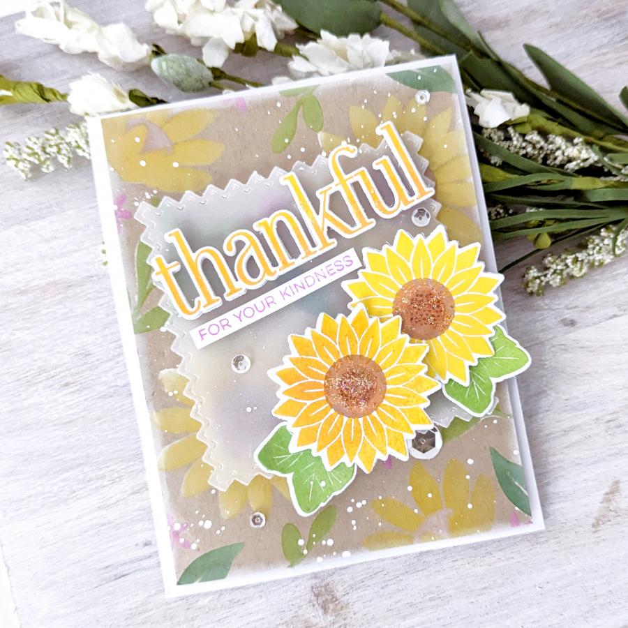 This is Big Sentiments: Thankful Stamp Set