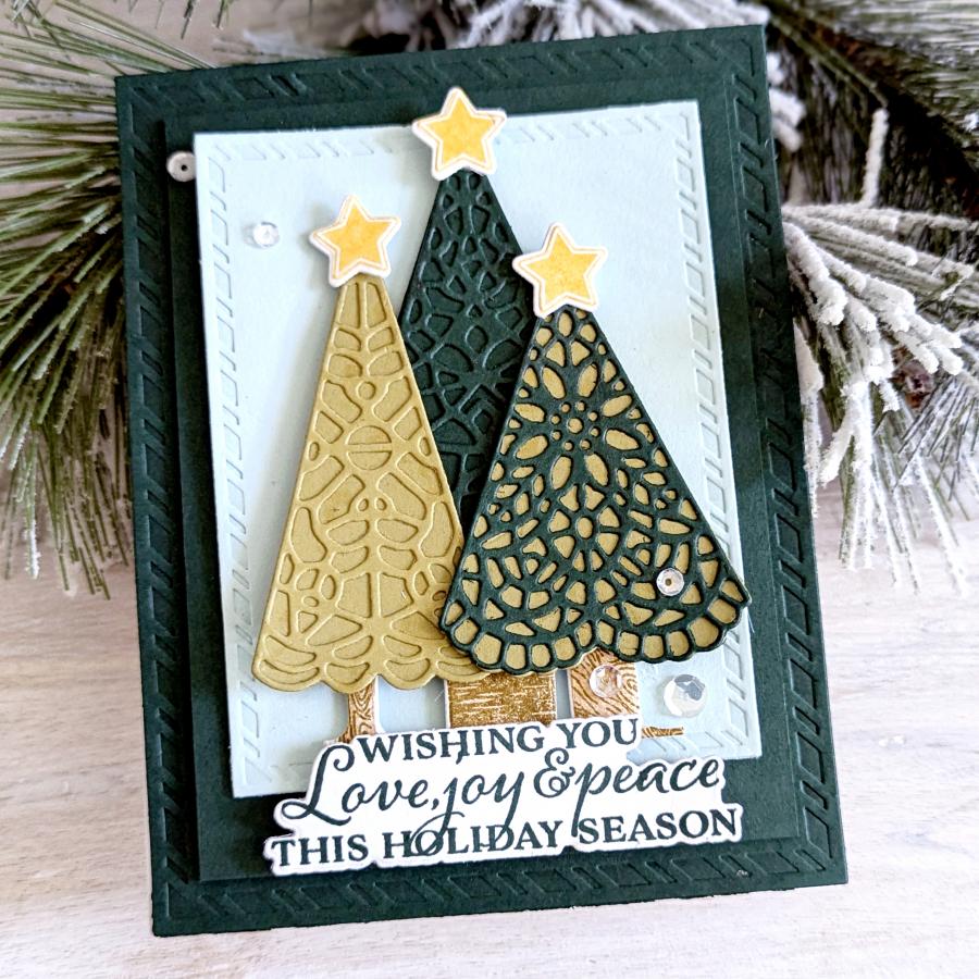 Doily Trees Stamp Set