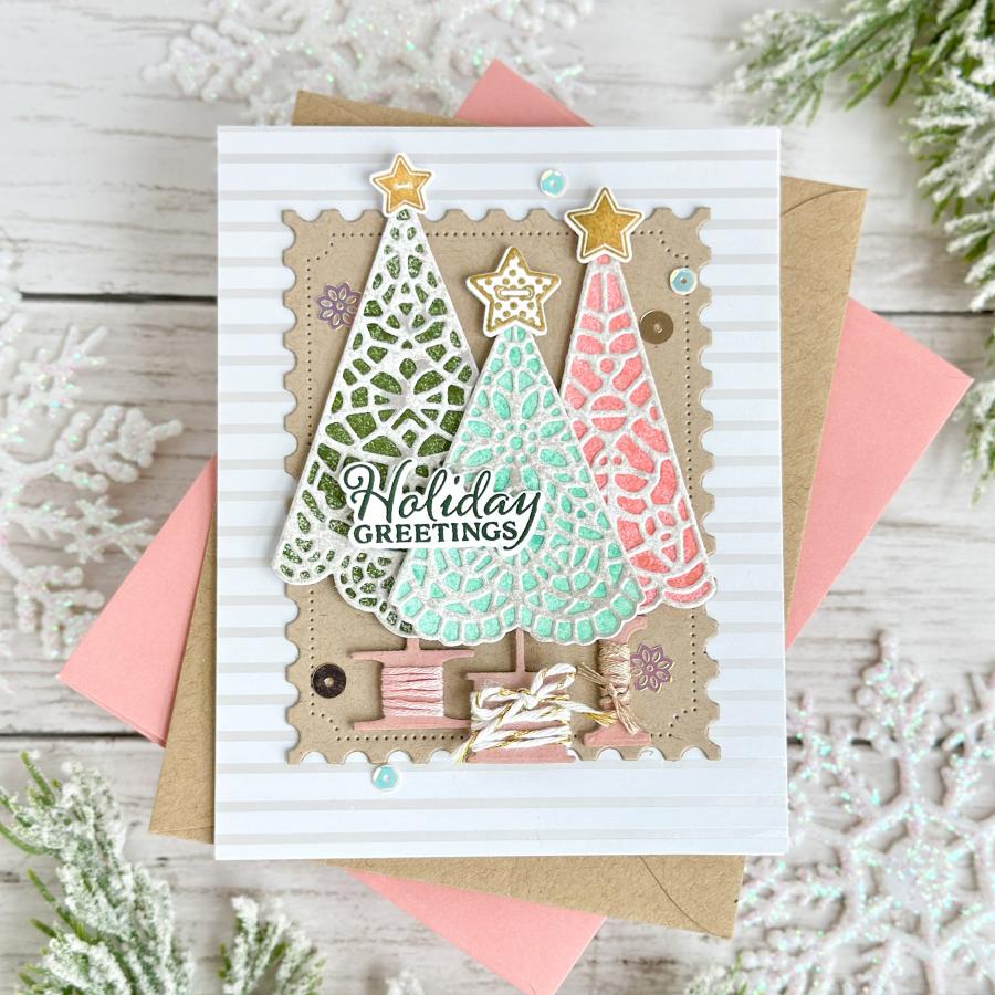 Doily Trees Stamp Set