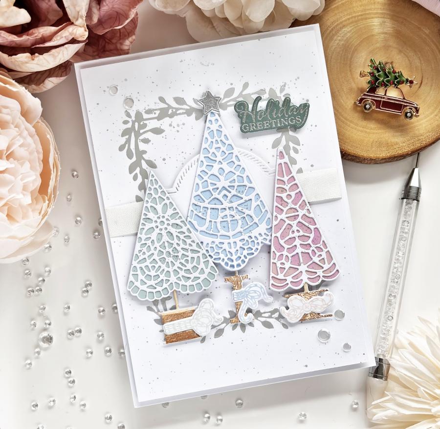 Doily Trees Stamp Set