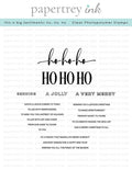 This is Big Sentiments: Ho, Ho, Ho Stamp Set