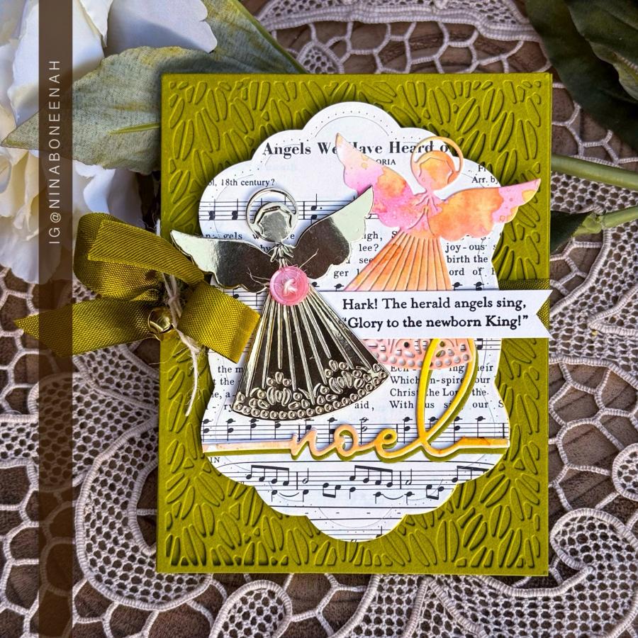 Angelic Sentiments Mini Stamp Set