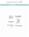 Angelic Sentiments Mini Stamp Set