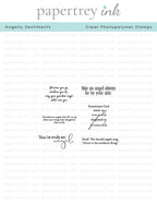 Angelic Sentiments Mini Stamp Set